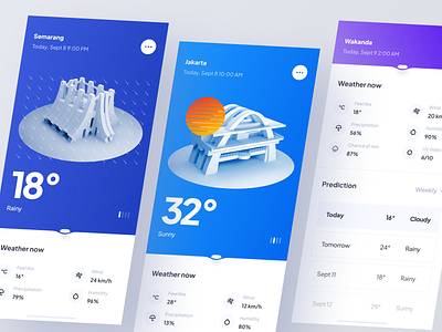 Weather App app design forecast minimal minimalist mobile typography ui ux weather weather app