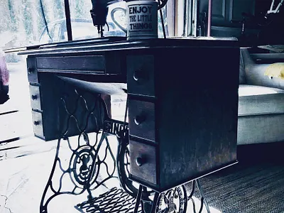 Enjoy the little things... antique furniture design furniture letterpress restorations sewing machine