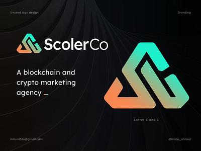 ScolerCo Logo Design blockchain brand brand identity branding conceptual logo creative logo icon identity logo logo design logo ideas logo mark logodesign logomark logos logotype modern logo monogram technology vector