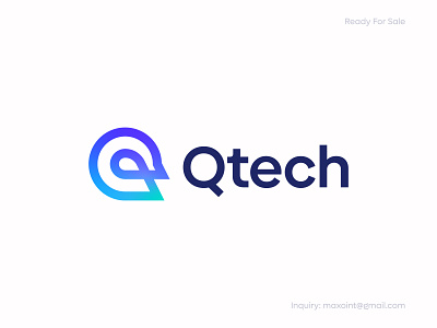 Q Tech Logo - Tech Company Logo app logo branding design gradient logo icon identity logo logo mark logotype minimalist logo modern logo q logo software logo startup logo symbol tech company tech logo technology logo typography vector