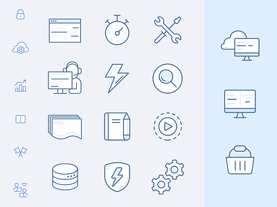 StepZen Icons graphql icons line icons line illustrations startup technology