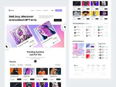 NFT Marketplace Website nft nft marketplace nft ui nft web nft website design web design web3