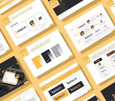 betech - Logo & Brand Guideline Design brand book brand guide brand guidline brand guidlines brand identity brand manual branding branding design corporate identity design flat logo design graphic design identity illustration logo modern logo