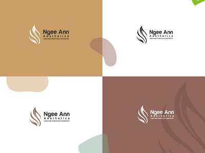 Ngee Ann Aesthetics Logo (unused) aesthetics branding clean logo dribble logo logo branding logo design logo designer logo maker logo vector minimal logo