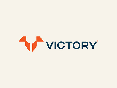 Victory Logo abstract brand identity branding design fox fox logo letter v lettermark logo logo designer logos logotype minimalist minimalist logo modern logo simple symbol v logo vector victory