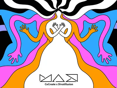 MAX Muse abstract adobe adobemax art cocreate cocreatemax conceptart graphic illustration max muse shrutillusion