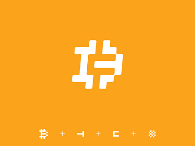 BTC logo b billion billionaire billions bitcoin btc coin crypto cryptocurrencies cryptocurrency design logo minimal minimalism minimalist money pixel pixels vector