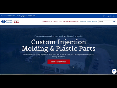 Pioneer Plastics adobe xd desktop interface graphic design mobile interface ui ux