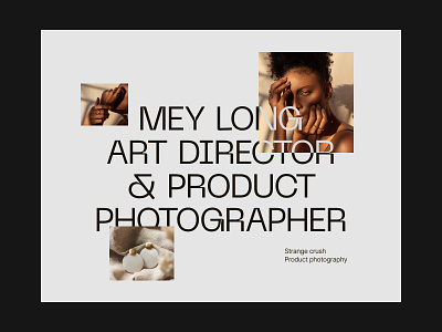 Portfolio photographer clean design experimental graphic graphic design hero interface minimal photographer portfolio ui website