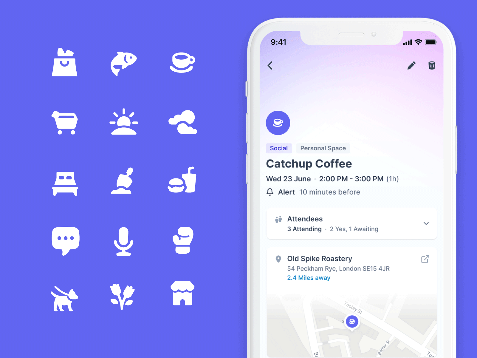 Daybridge Iconography activity app app icons brand icons calendar chubby custom filled guide icon icon designer icon set iconography icons system ui icons ux icons