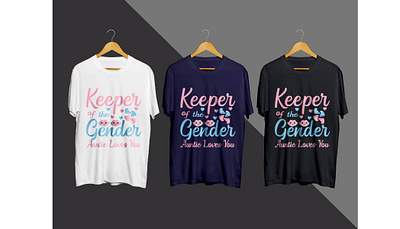 "keeper of the gender" typography t shirt design. 2022 branding children design gorgeous graphic design illustration keeper of the gender love mama mini modern mother mother tshirt mothers day t shirt design tshirt typography typography tshirt valentines day vector