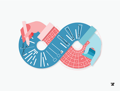 Paperwork as a Data Problem anvil automation blog cover cyclical data data entry endless form illustration infinity keyboard paperwork pdf structured unstructured webform