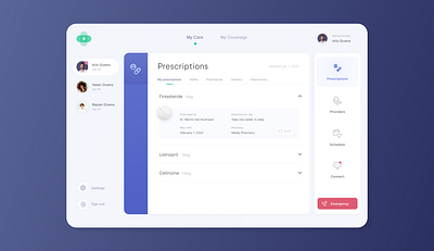 Patient Experience Application app design experience health healthcare patient pharmacy product design ui ux