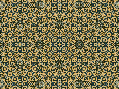 Royal Kaftan Seamless Vector Pattern Design abstract pattern backdrops backgrounds bedding pattern design endless patterns fabric pattern floral patterns home decoration illustration oriental ornamental pattern prints seamless pattern surface design textile design throw pillow wallpaper