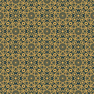 Royal Kaftan Seamless Vector Pattern Design abstract pattern backdrops backgrounds bedding pattern design endless patterns fabric pattern floral patterns home decoration illustration oriental ornamental pattern prints seamless pattern surface design textile design throw pillow wallpaper