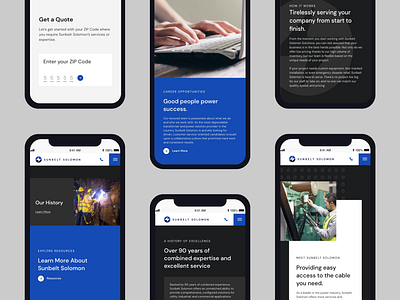 Sunbelt Solomon - Web Design - Branding branding graphic design mobile mobile website responsibe ui user experience ux web design website website design
