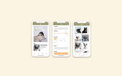 Petdar Redesign Concept app branding design product design ui ux