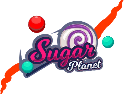 sugar planet branding graphic design icon logo typography
