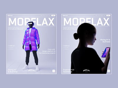 Morflax Posters 3d 3d characters blender3d brand identity branding cover design design fashion design graphic design logo minimalism newspaper design poster design ui