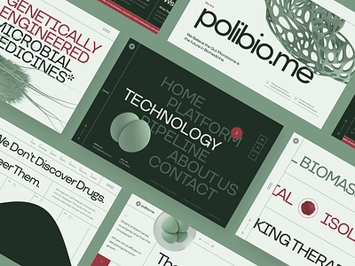 Polibio.me — Web Design UI/UX Overview 1 3d animation bacteria biology cancer desktop discovery dna drug green health interaction medicine microbe microbiome pharma science ui ux web design