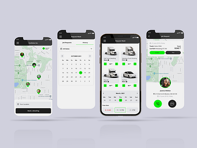 EcoDelux App UI app appdesign appui carapp cardetailing carservices carservicesapp graphic design mobileapp ui
