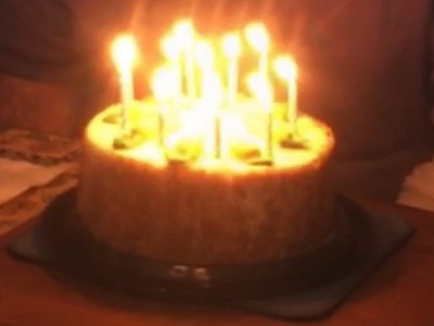 Birthday Cake #001 birthday candles celebration icing party