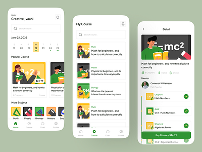 Next Genius - Learning Platform App education app designs modern education app design