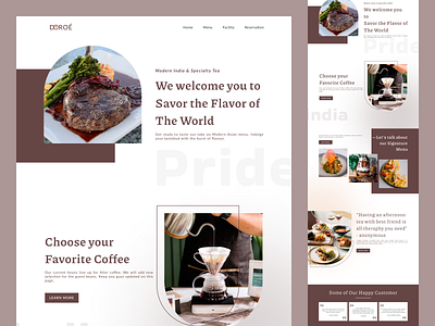 Doroe - Restaurant Website Designs modern restaurant website restaurant booking website restaurant website