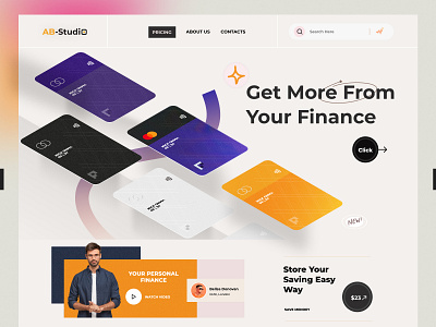 Finance Website Design : landing page landing landing page landingpage web webdesign website website design