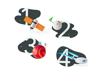 Outer this world 3d dog explore illustration moon planet render sci fi space star trek warp speed