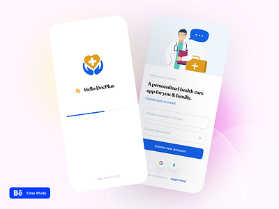 Online Medical Health & Doctor Appointment App appointment doctor consultation free app health health app medical medical app online online doctor appointment ui kit ux design