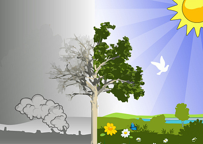 War and peace design graphic design illustration vector