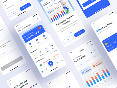 Finance Management - UI Kit clean design finance app finance management financial management ui ui design ui kit ui ux ux ux design