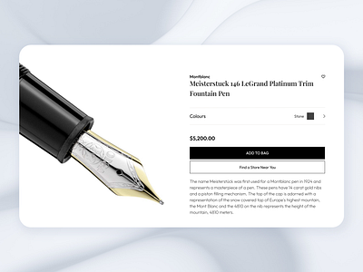 Fountain Pen app design typography ui ux