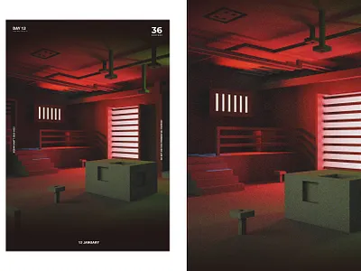 Red Room 3d branding design digital 2d digitalartist illustration logo ui vector vector art vector artwork