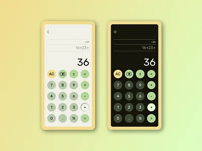 Lemon | Daily UI Challenge 004 (calculator) app calculator daily ui dailyui dailyui004 dailyuichallenge design lemon ui yellow