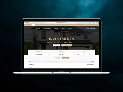BHG - Luxury Real Estate Website branding design graphic design luxury real estate real estate agency real estate website ui