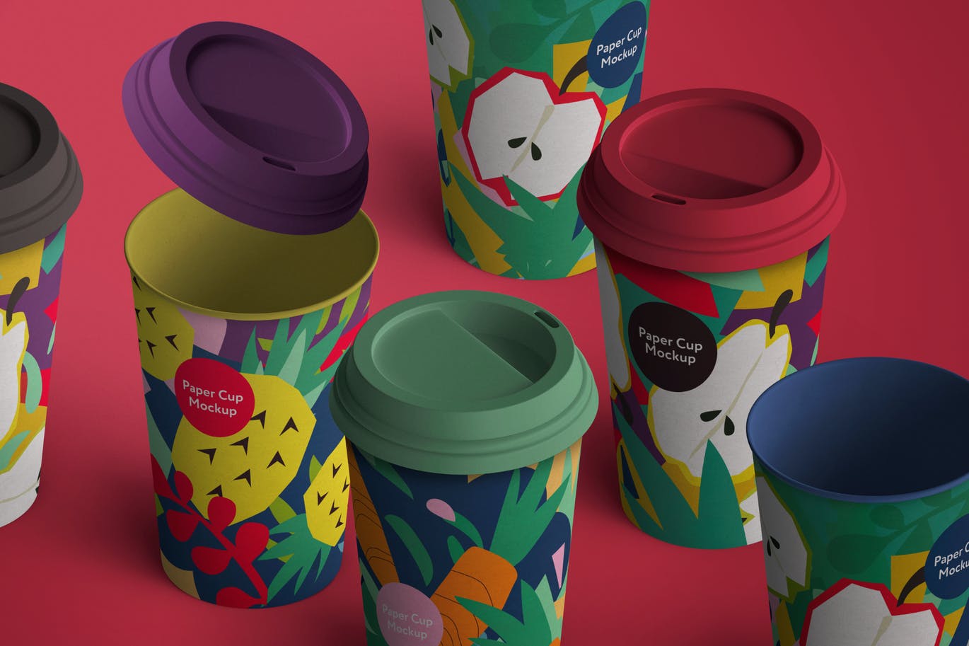 Paper Cup Mockup 3d branding design graphic design illustration logo mockup packaging packaging design paper cup typography ui ux vector