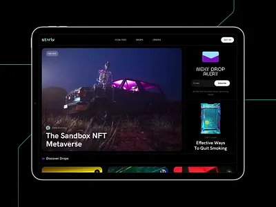 NFT Marketplace 3d animation graphic design homepage illustration interface ipad logo mobile motion graphics nft