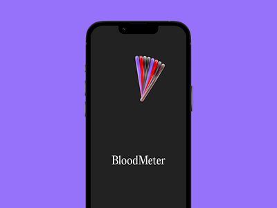 Blood Meter. Splash screen animation after after effects animation application branding design identity medicine promo splash screen ui ux