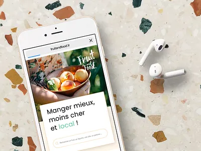 Anti-waste application anti waste app application branding color colorful design food fruit fun graphic design home page iphone minimalist mobile mobile first mockup phone ui ux