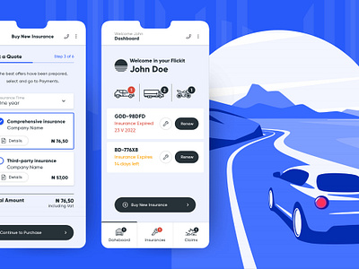 Flickit agency app app design app development application business design developers flickit illustration insurance mdevelopers mobile mobile app mobile app design mobile app development ui ux ux design vector