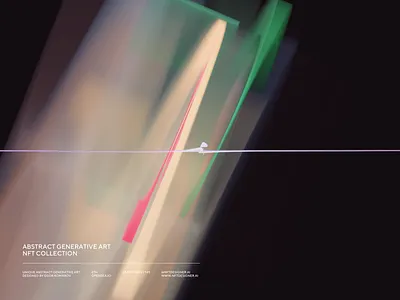 Abstract generative art NFT abstract art background dark nft