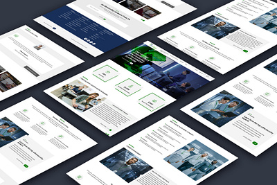 Landing page of a learning website creative education landing landing page learning learning website ui web ui design website
