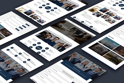 Landing page of a career website. branding career page creative landing page user interface design website design