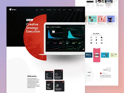 Website design for Service startup app design ui ux website