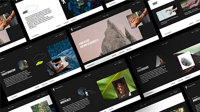 UI design art board black and white branding design graphic design homepage interface mindfulness minimalist mockup nature photography shapes sketch ui uitrends ux vector web design website