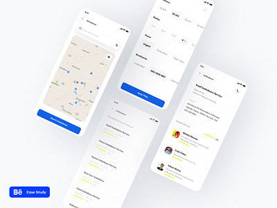 Find & Call Ambulance- Online Medical Health App ambulance app consultation contact design dribbble design driver emergency figma find free ui health app ibrahim emran medical health nearby search source file ui ux uxeto