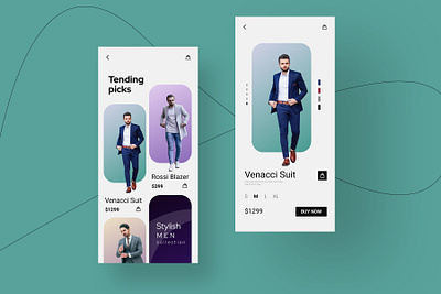 E-commerce app graphic design ui user experience ux design