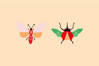 Insect pads 🐞 ants beetle children colorful craft design fablab fun graphic design illustration illustrator insect ladybug laser cutter pads playful stamps vector vector design workshop